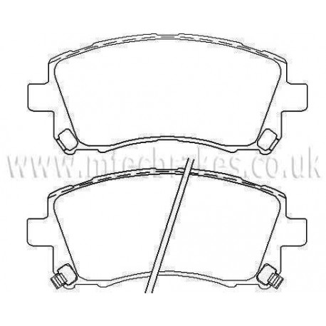 Brake lemez front Mintex, Impreza, Forester, Legacy