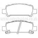 Brake pads-rear, Mintex, Impreza, Forester, Legacy