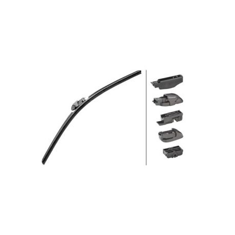 Wiper HELLA, passenger side 400 mm-Subaru Impreza GH, GR 08-