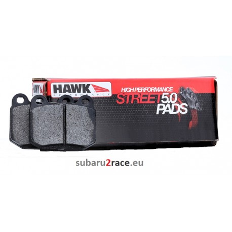 Klocki hamulcowe Hawk HPS 5.0, tył - Subaru Impreza WRX/Sti 2001-2018, układ hamulcowy Brembo