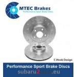 Brake discs MTEC performance 326 mm, front axle, Sti 2.5 05-17