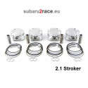 JE Pistons kit, forged 92.00 mm, Stroker, 2618, Subaru Impreza, Forester, Legacy Turbo 2.0