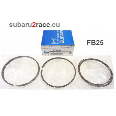 Piston rings, set - Subaru engines FB25 2012-